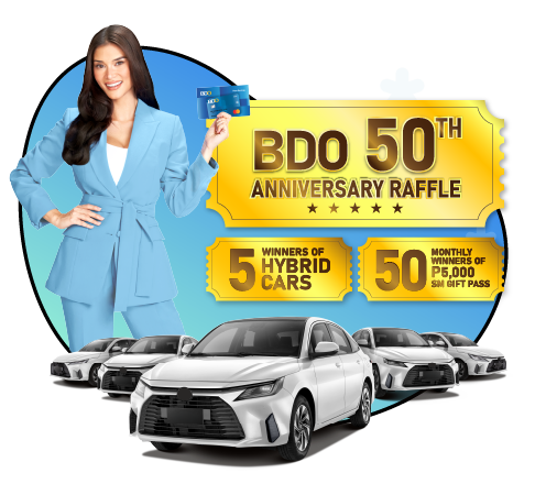 BDO 50th Anniversary Raffle Promo