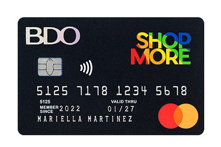 BDO ShopMore Mastercard