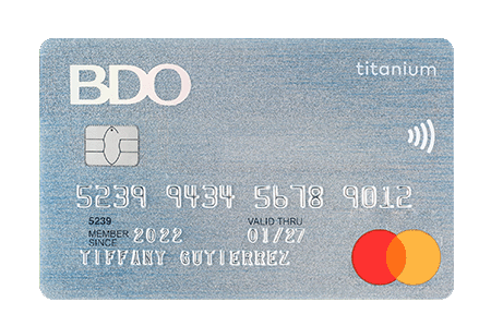 BDO Titanium Mastercard™