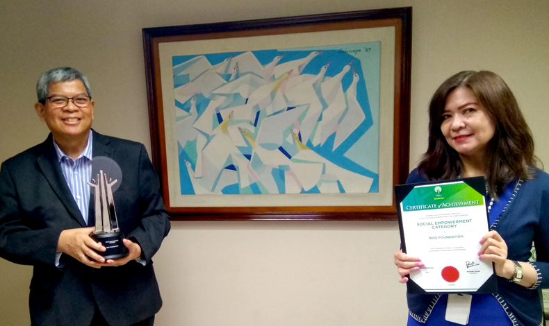 BDO Foundation program for OFWs receives award anew