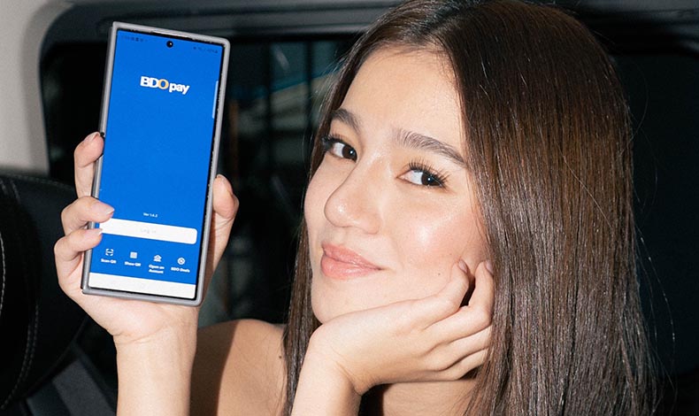 Now Belle Mariano can leave her wallet at home, thanks to BDO Pay