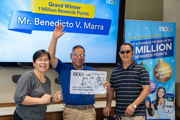 A Kabayan’s million dream comes true: Loyal client wins 1 Million Rewards Points