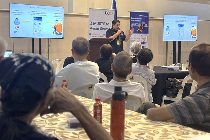 BDO supports scam awareness for senior citizen community