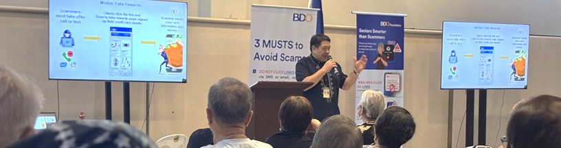 BDO supports scam awareness for senior citizen community