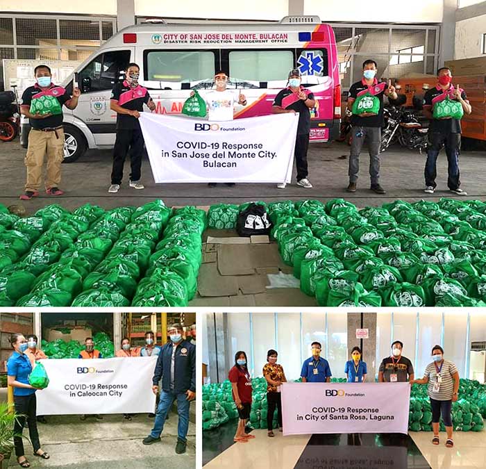 8,000 families receive food aid from BDO Foundation BDO Unibank, Inc.