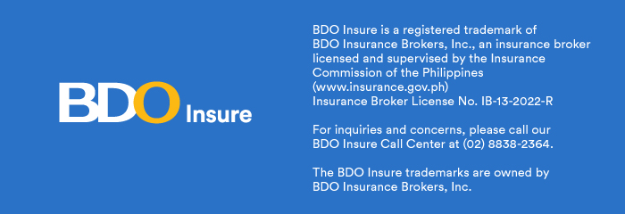 bdo philippines travel insurance